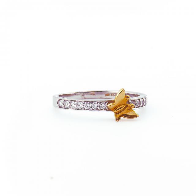 Whispering Wings | 18K Gold and Diamond Ring | Diamond Ring